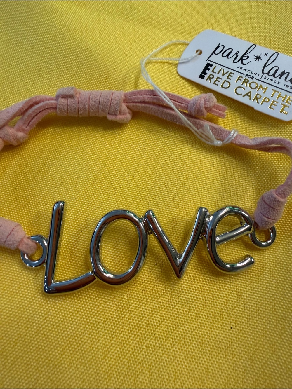 Park Lane Red Carpet Pink LOVE Bracelet New With Tags